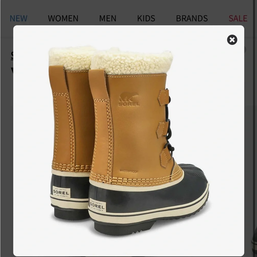 Sorel men size